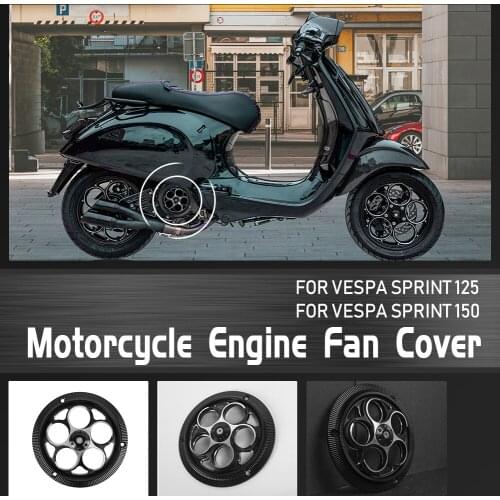 Motorcycle Accessories Engine Cover Fan Protector Radiator Guard for Piaggio Vespa Sprint Primavera 150 125 2013-2021 2020 2019