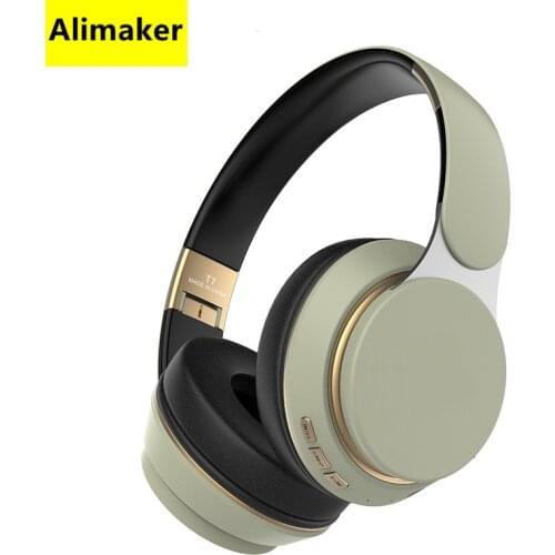 Hufeel T7 Bluetooth Headphones Wireless Headphone Adjustable Headset Foldable Stereo Earphones With Mic for Smartphone Pc TV MP3