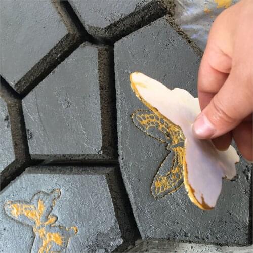 Butterfly Shape Cement Printing Mould Ground Decoration Garden Decoration Printing Paving Mold