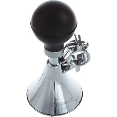 UPPERX Black Rubber Bulb 21mm Dia Handlebar Bike Bicycle Air Horn Bugle Trumpet