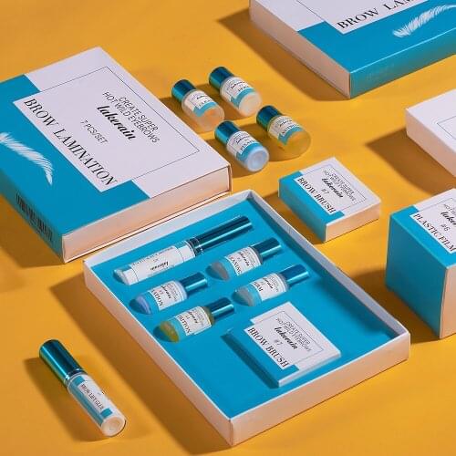 1 Set Semi-pernament Brow Lift Kit Eyebrow Lamination Kit Styling Perming Setting Curling Brow Lamination Beauty Salon Home Use