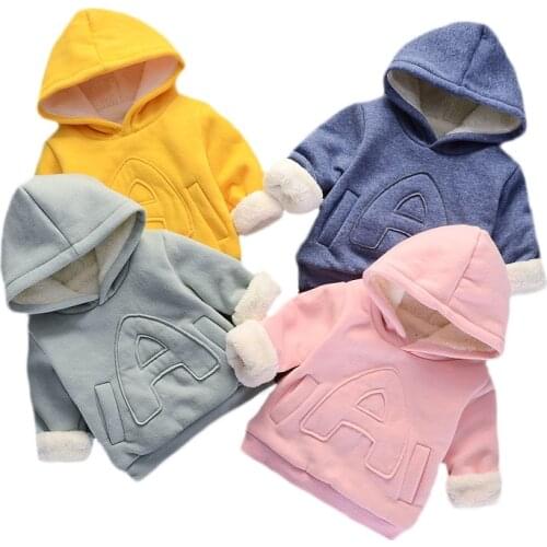 LAWADKA Sweatshirts With A Hood For Babies