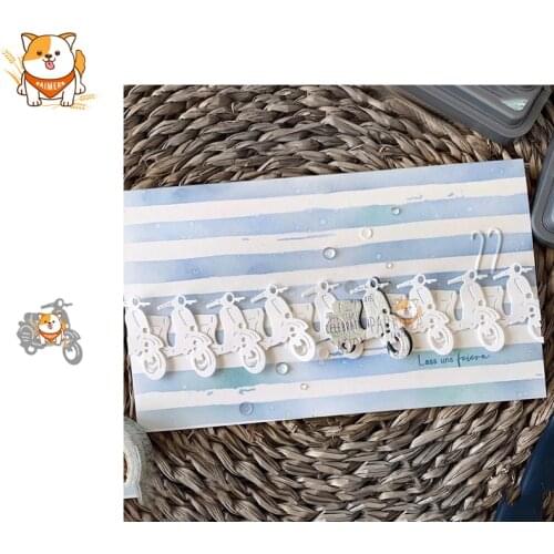 Motorcycle Electric Car Metal Cutting Dies Mold Scrapbooking Stencil DIY Embossing Craft Die Cuts Card Making New Dies For 2020