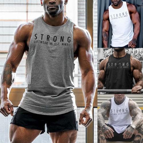Summer New Hot Men casual T-shirts Sport clothes Mens Fitness Activewear Tops T-Shirt Bodybuilding Muscle Tee Vests Plus Size