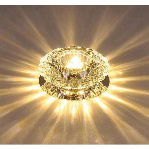 New Aisle Flush LED ceiling lamp living room crystal corridor aisle lights LED Ceiling Lights Luces Front techo Balcony lamp Por