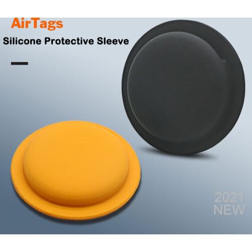 High quality Airtags Tracker Silicone Case For Apple Airtags Protective Cover Locator Anti-lost Device Keychain Protect Sleeve