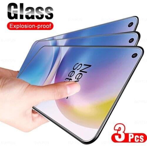 3pcs full cover 1+ nord2 glass tempered glasses for one+ oneplus nord2 nord 2 5g glas anti-scratch screen protector film 6.44"