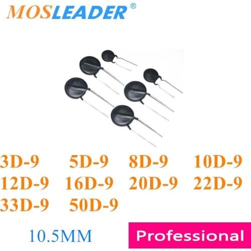 Mosleader 1000PCS NTC Thermistor 3D-9 5D-9 8D-9 10D-9 12D-9 16D-9 20D-9 22D-9 33D-9 50D-9 10.5MM 3D9 5D9 8D9 10D9 12D9 16D9 20D9