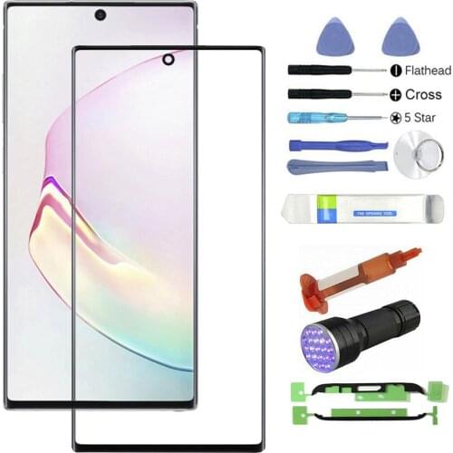 Outer Front Glass Screen Replacement Kit for Samsung Galaxy Note 8/9/10/10 Plus Phone Accessories Front Glass Screen Kit