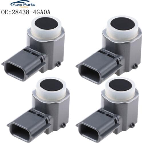 4PCS Black Color New High Quality PDC Parking Sensor For Nissan 28438-4GA0A 284384GA0A
