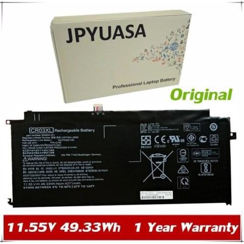 7XINbox 11.55V 49.33Wh 4271mAh Original CR03XL Laptop Battery For HP HSTNN-LB8D HSTNN-LB8E 924844-421 3ICP3/90/105 Series Tablet