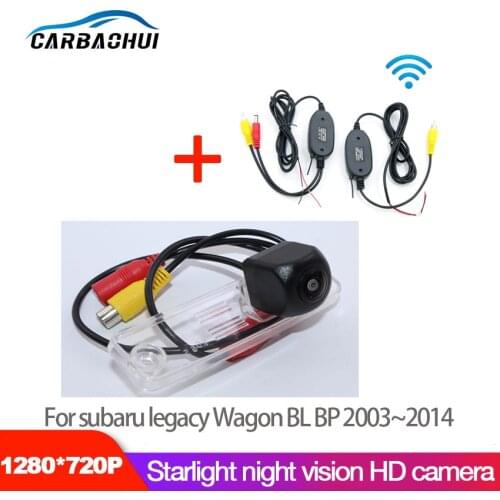 Car wireless Rear View Camera For subaru legacy Wagon BL BP 2003~2014 CCD full HD Night Vision Waterproof high quality