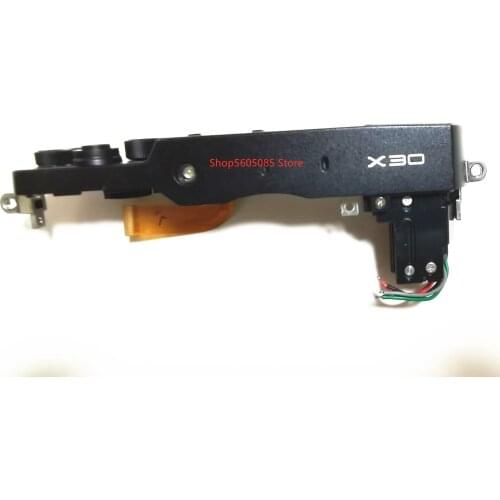 Second-hand For Fuji Fujifilm X30 X-30 Top Cover Shell Case Frame With Button Key Flex Cable 90% NEW Original