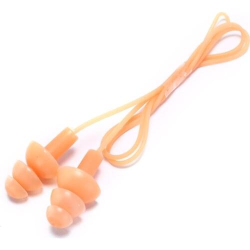 1Pcs Universal Soft Silicone Swimming Ear Plugs Earplugs Pool Accessories Water Sports Swim Ear Plug 5 Colors