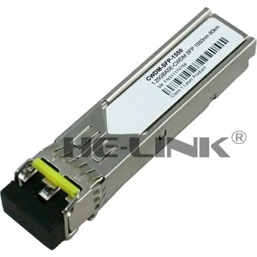 CWDM-SFP-1550 - 1.25Gb/s CWDM SFP 1550nm(100% Compatible Cisco )