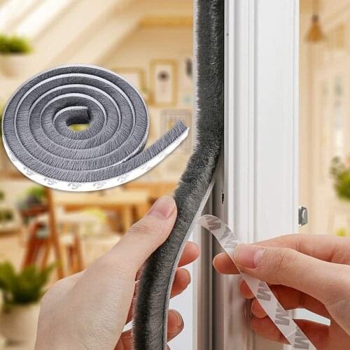 Adhesive Strip for Doors and Windows Sealing Strip Toilet Window Glass Bathroom Home Warm Wind Door Insulation Pad