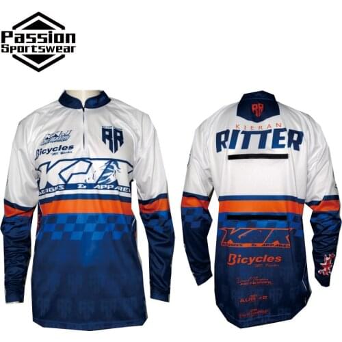 MOQ 5pcs NEW Motorcycle Mountain Bike Jersey BMX Shirt With Free Design