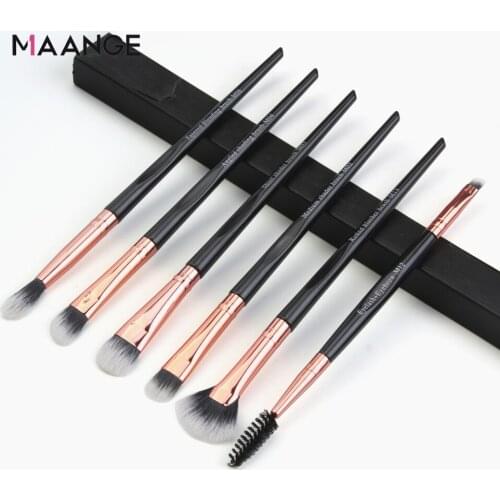 6pcs Makeup Brushes Set Smooth Concave Handle Eye shadow Eyebrow Powder Make up Tool Kit Set drop shipping