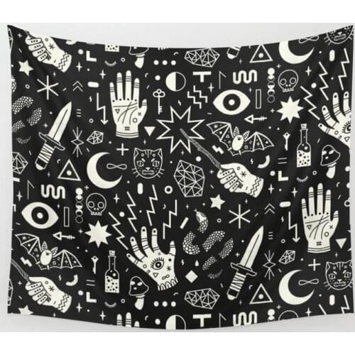 Witchcraft Tapestry Wall Hanging Wall Decor Bedroom Home Decoration Wall Tapestry Yoga Mat
