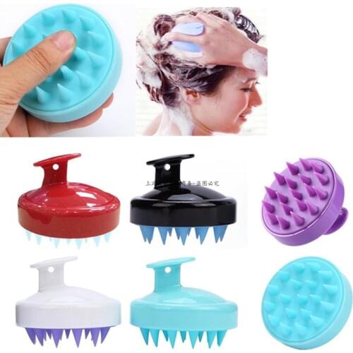 New 2021 Silicone Head Body To Wash Clean Care Hair Root Itching Scalp Massage Comb Shower Brush Bath Spa Anti-Dandruff Shampoo
