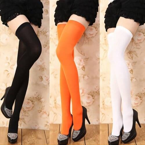 New Sexy Fashion Womens Stockings Soft Cotton Comfortable Tights Women Ladies Long Stockings Thigh High Socks Harajuku Style