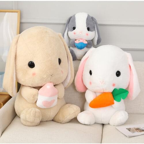 Zqswkl 32/43/65cm plush toy kawaii animal rabbit stuffed toys for girls christmas birthday gift cute soft anime kids dolls