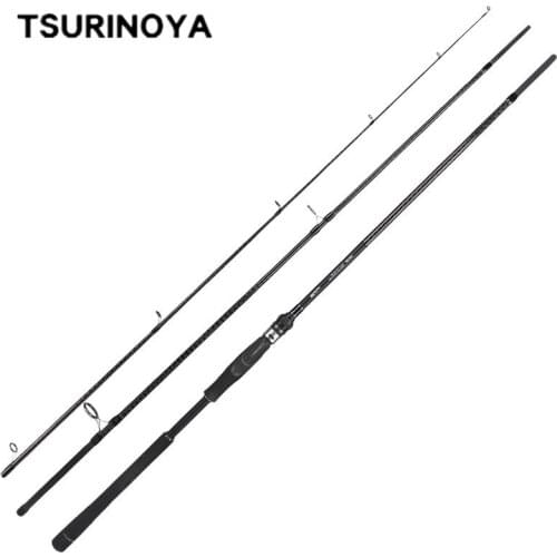 TSURINOYA TYRANTS Spinning Rod 2.4m 2.7m 3.0m 3.3m Carbon Lure Fishing Rod Pole Distance Throwing Rod for Sea Bass Vara De Pesca