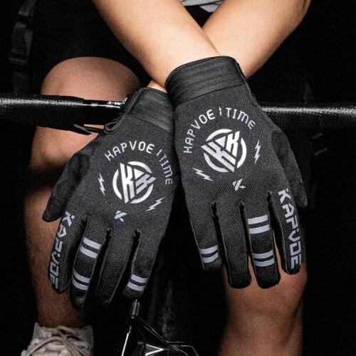 Kapvoe Sports Cycling Gloves Mens Anti-shocks Bike Gloves outdoor Motorcycle Fitness Gym MTB Road Bicycle Gloves Full Finger