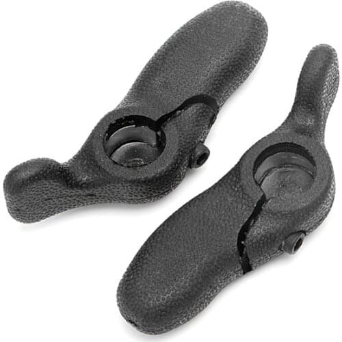 1 Pair MTB Mountain Bicycle OX Horn Shape Bar Ends Road Rubber Handlebar J6PF