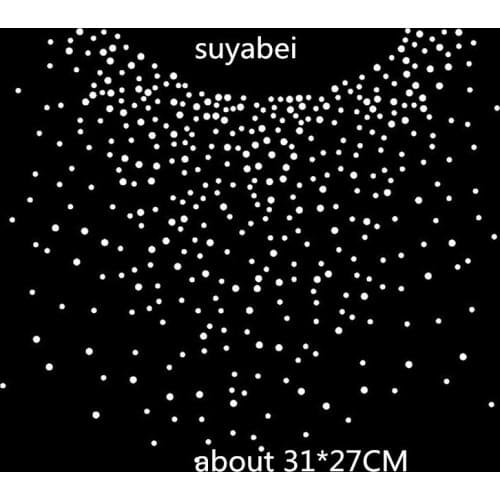 2pc/lot White clear hot ifx rhinestones motif design stone fixing rhinestones iron on crystal transfers design