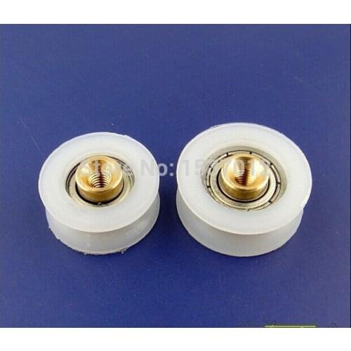 20pcs V groove roller wheel ball bearings 23 mm pulley bearing shower roller