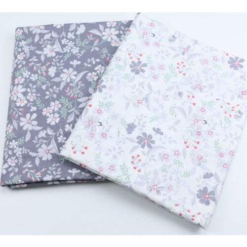 235x50cm Small floral Twill Cotton Fabric DIY Childrens Wear Cloth Make Bedding Quilt Decoration Home 260g/m