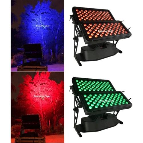 4 pieces Super Bright led wash light dmx512 120x10w 4in1 led city color rgbw wall washer light outdoor used decoration