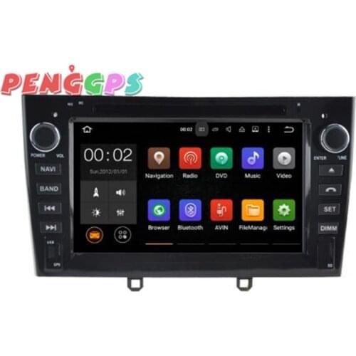 Android 8.0 7.1 Car Radio Stereo GPS Headunit for Peugeot 308 2007-2013 408 2011+ 308SW Car DVD Player Audio Video Multimedia FM
