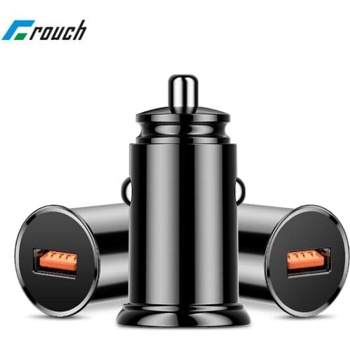 Crouch Quick Charge 3.0 USB Car Charger For Xiaomi mi 9 iPhone Huawei p20 p30 samsung QC 3.0 Fast Car Phone USB Charger Adapter