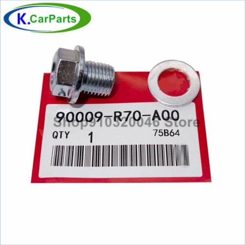 90009-R70-A00 M14x1.5mm Engine Oil Drain Plug Bolt for Honda Accord CR-V CRX Civic Del Sol Element Prelude 90009R70A00