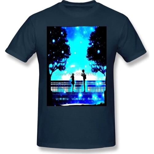 A Silent Voice Animated Teen Drama Film New Arrival T-Shirt Under Tree Men Cotton Tees Harajuku Streetwear