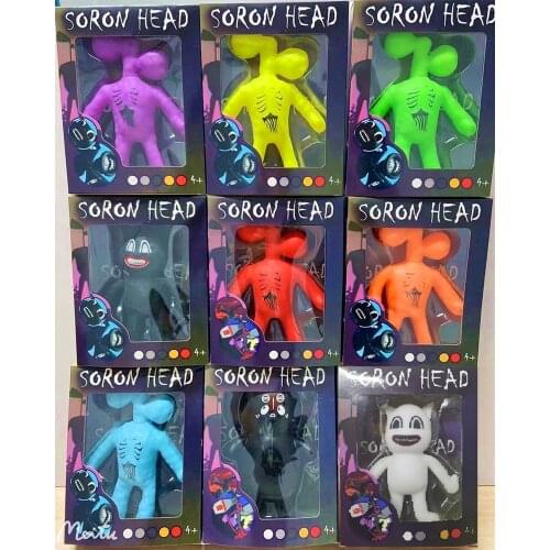 Siren Stress Toys Goo Jit Cartoon cat Kraken Head animal Squeeze Squishy doll Horror figures doll children ​birthday gifts ZU
