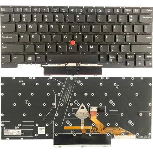 US Backlight Backlit Keyboard For Lenovo ThinkPad X1 NANO GEN1 2021 SN20X82238