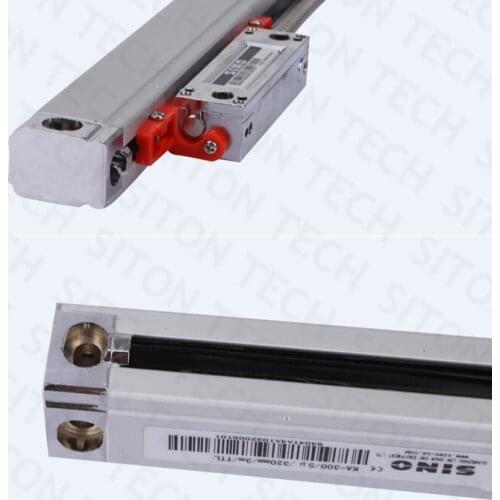 Free shipping Sino KA-300 5um resolution 270mm linear sensor with protection accessories SINO KA300 270mm linear glass scale
