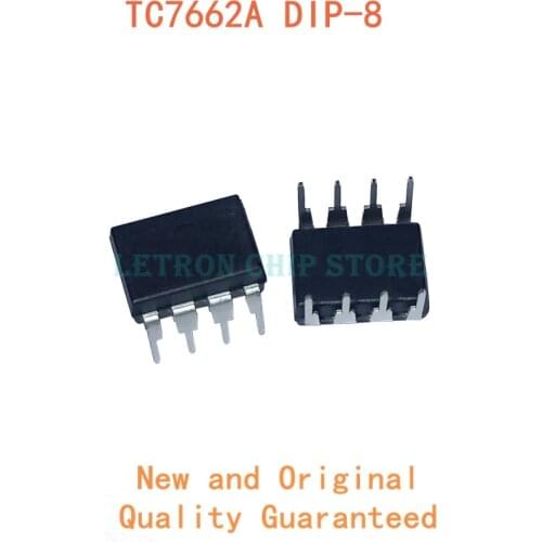 10PCS TC7662A DIP8 TC7662ACPA DIP-8 TC7662AEPA DIP new and original IC Chipset