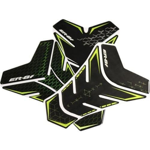 For Kawasaki ER6F ER6 F ER6N E R6N sticker Motorcycle fuel tank pad protection sticker decal fairing kit knee fuel logo