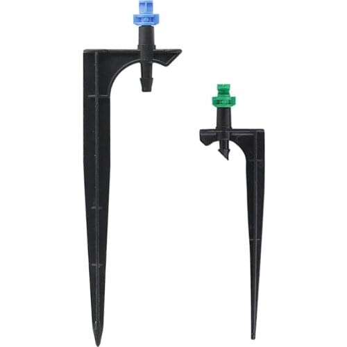 Garden Irrigation 90/180/360 Degree Atomization Nozzle with 10.7cm/14cm Bracket Holder Misting Yard Farm Water Sprinkler 40sets