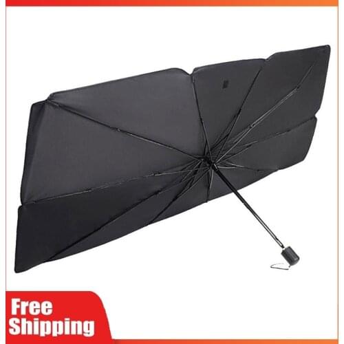 New Car Parasol Car Windshield Cover UV Protection Sun Shade Front Window Prevent Falling Wear-resistant Folding Auto Umbrella