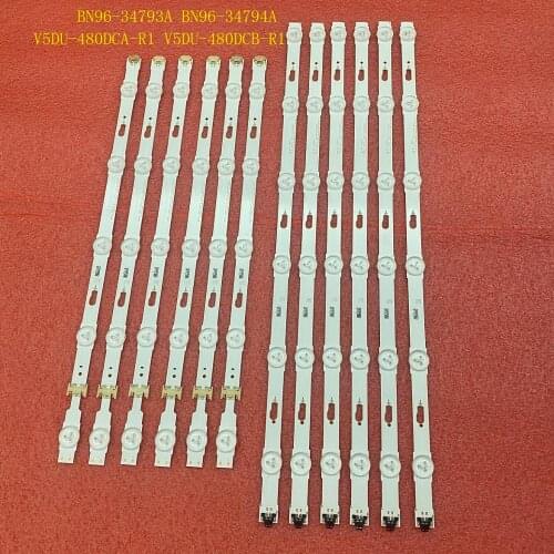 5set=60pcs LED Backlight strip for Samsung UE48JU6000W UE48JU6450 UE48JU6600 UE48JU6770 V5DU-480DCA-R1 480DCB LM41-00121H 00121G