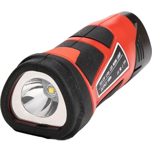Portable Warning Light Work Lamp Flashlight Torch LED Light for Milwaukee 10.8V 12V M12 Li-ion Battery