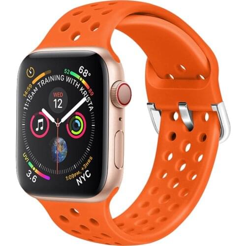 Strap For Apple Watch band 44mm 40mm iWatch 42mm 38mm Sport silicone bracelet correa Accessories apple watch series 5 4 3 se 6