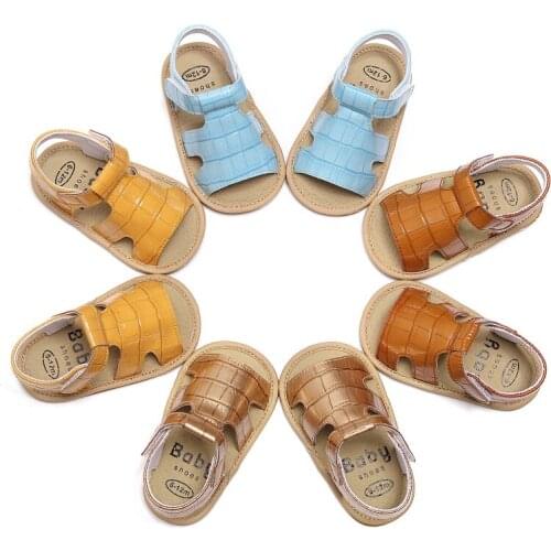 Bobora Infant Baby Girl Boy Sandals Comfort Premium Summer Outdoor Beach Shoes With Flower Bowknot Anti Slip Rubber Sole