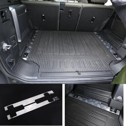 Alloy Silver For Land Rover Defender 110 2020 X P400 HSE Car Rear Trunk Anti-scratch Board Cover Bumper Scratch Protection Guard