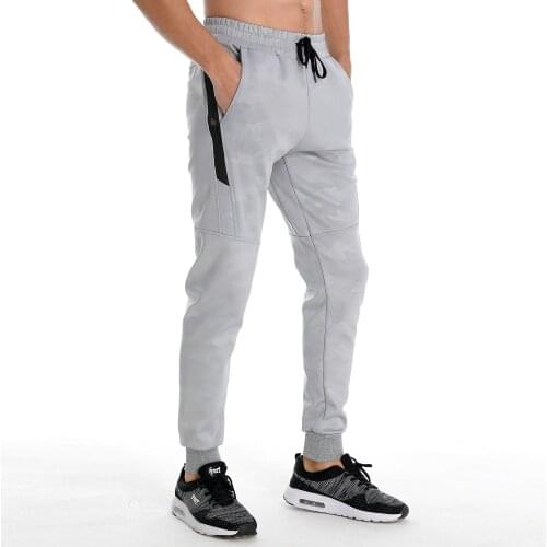 Sport Pants Men Cotton Running Pants Joggers Fitness Workout Trousers Sportswear Camo Sweatpants Gym Training Jogging Trackpants